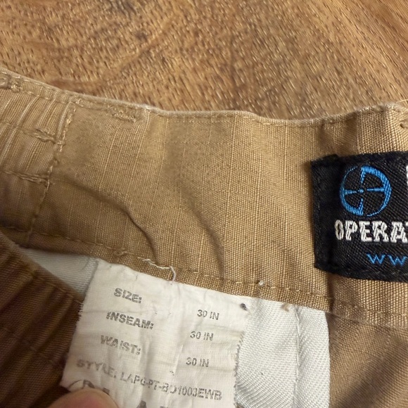 LA Police Gear LAPG Operator Tactical Pants Mens 30x30 Ripstop Cargo Utility - Picture 3 of 7